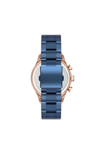 Tesbihane Ferro Navy Blue Steel Cord Men's Wristwatch Functions Active 3 Atm Water Resistant Th- Fm11180A-T