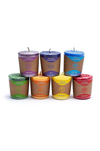 OEM Set 7 Scented Votive Chakra Candles