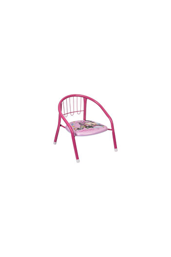 ELITECOMMERCEMARKET Pink Metal Chair for Children, with Minnie Pattern, 36x35x36 cm