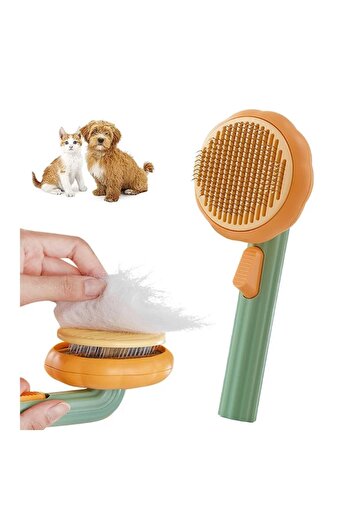 OEM Pet Hair Brush with Button
