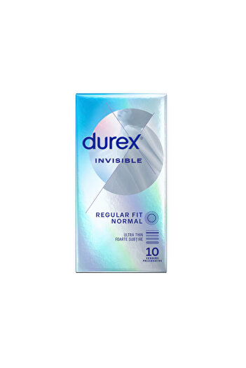 Durex Invisible regular condoms, 10 pieces