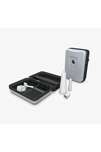 PLEVO Travel Accessory Bag, Plevo, Polycarbonate, 3L Capacity, 24 x 18 x 9 cm, Unisex, Silver