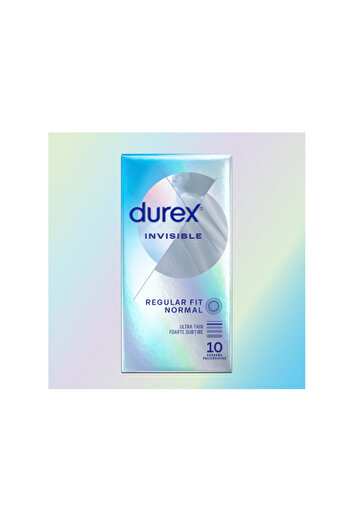 Durex Invisible regular condoms, 20 pieces