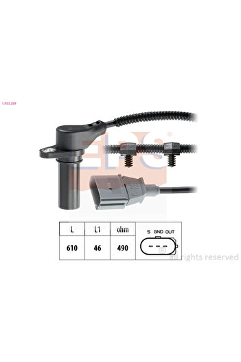 Eps Crankshaft pulse sensor VW POLO IV (9N_ 9A_) 2001-2009