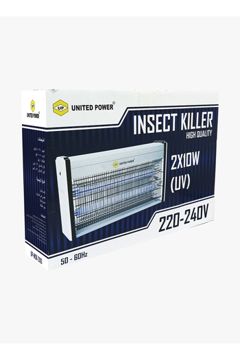 UNİTED POWER Insect Killer, Bug Zapper, 2x10W Energy-Efficient Electric Insect Trap, 220-240V, 50-60Hz