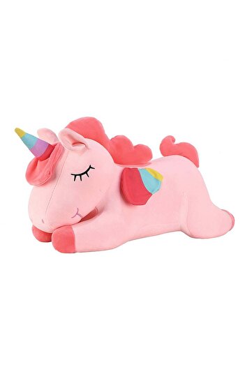 Generic Plush Unicorn Stuffed Animal Pillows Toy Cute Soft Pink 80cm Unicorn Dolls Gifts for Kids Ad