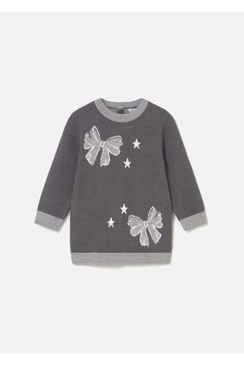 MAYORAL Baby Girl Knitwear Dress Smoked 2911