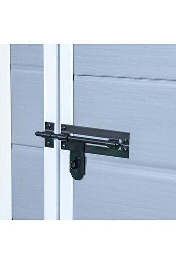 Danube Home Ultra Strong Garden Storage Shed - 149.8x122x192.5 cm - Durable Polypropylene, 1 Year Warranty