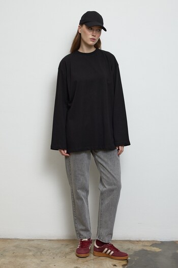 QANU Basic Sweatshirt Black