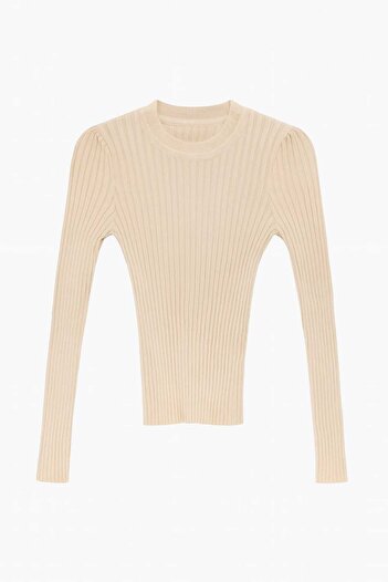 gigigiyim Thick Ribbed Crew Neck Women's Bodysuit