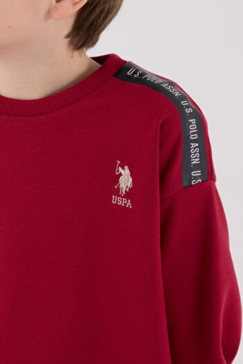 U.S. Polo Assn. Children's Double Pocket Waist Tie 3 Thread Bottom Top Set 2526-Bl.U