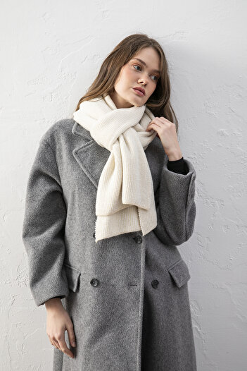 Wega Moda Lurex Sparkling Knit Scarf – Glitter Knit Scarf – Stylish and Warm Women's Winter Accessory, Soft Women's Scarf