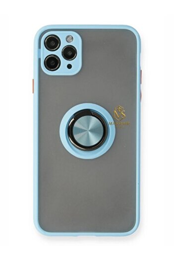 Massemr iPhone 11 Pro Max Compatible Silicone Case with Ring – Premium Protective Cover with Magnetic Stand and Shock Absorption