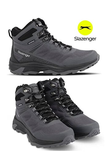 Slazenger Premium Wp Men's Gray Outdoor Casual Boots Shoes