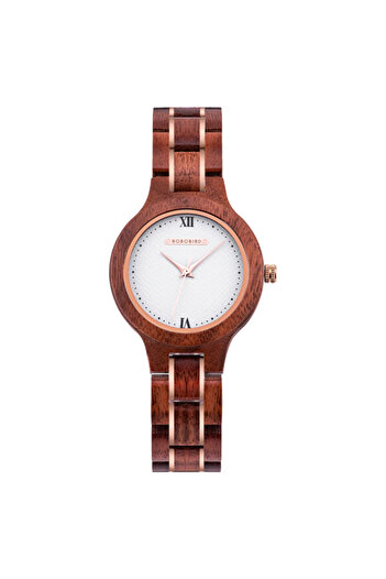 Bobo Bird Fashion Women's Watch Made of Wood Quartz Analog Elegant