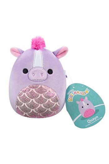 Squishmallows Little Plush 5 inch Quayn Purple Hippocampus with Scale Belly Officially Licensed Kell