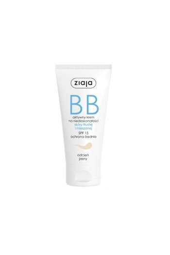 Other Ziaja BB Active Cream for Oily Skin, Light Shade