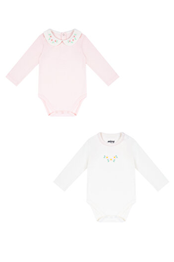 Miny Center Baby Girl 2-Piece Body Set