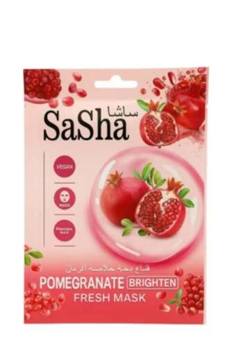 SASHA 6 Pieces of Pomegranate Mask for Refreshing Skin Lightening