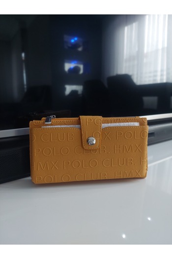 Polo Rose Yellow Wallet (with Phone Compartment)