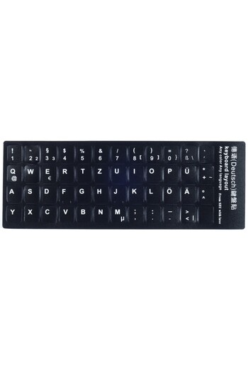 Other Stickers for laptop keyboard PC QWERTZ German Deutsch DE 11x13 mm
