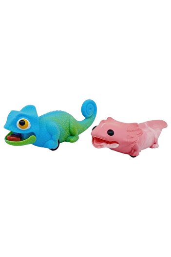 kapsulavm Reptile Animals Set of 2 - Iguana & Tortoise