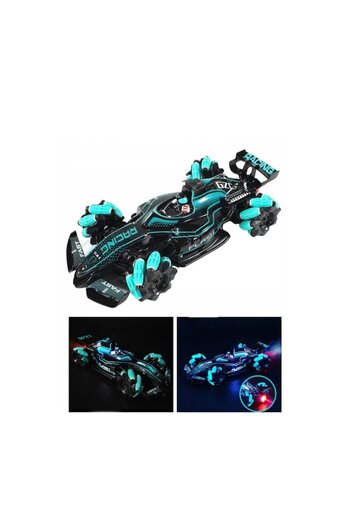 Doty Drift Green Flash Toy Car, 1:12 Scale, with Remote Control, Light and Sound Effects, Lateral Drifts,