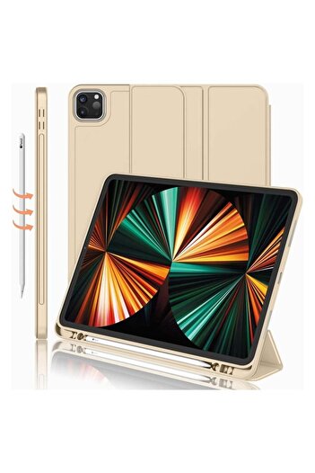 Generic SmartGrist iPad Pro 12.9 Case 2022(6th Gen)/2021(5th Gen) with Pencil Holder [Support iPad 2nd Penci
