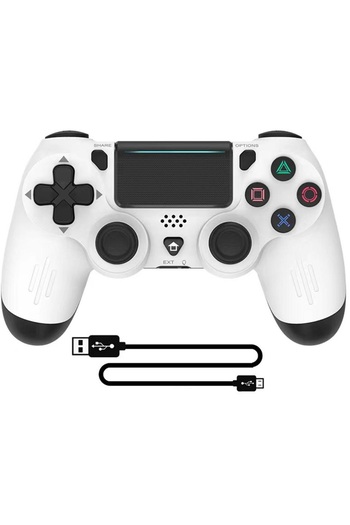 Other Wireless Pad Controller for PS4 PlayStation 4 Vibration Function White