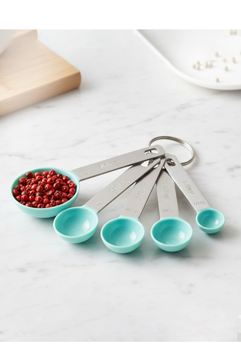 Bisbell 4 Pcs Measuring Spoon Set | Stainless Steel Handle | Baking Kitchen Spoons | Food Grade | BPA Free