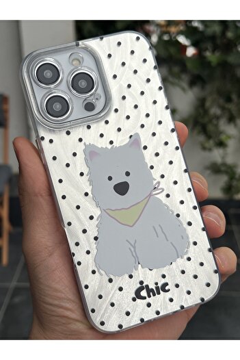 EDELFU iPhone 16 Pro Max - Feather Pattern Cute Printed Soft Sides Hard Back Case
