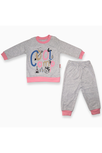 N@zence Cool Camp Baby Pajama Set - Cotton 2-Piece Long Sleeve Set