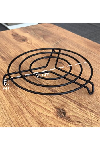 Qerhome Round Minimalist Heat Resistant Trivet - Kitchen and Table Placemat