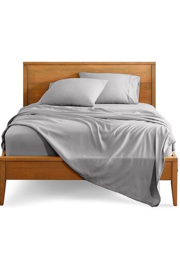 Kotonia Home bed sheet, 100% cotton, Olandina color, 220x240 cm, gray 2