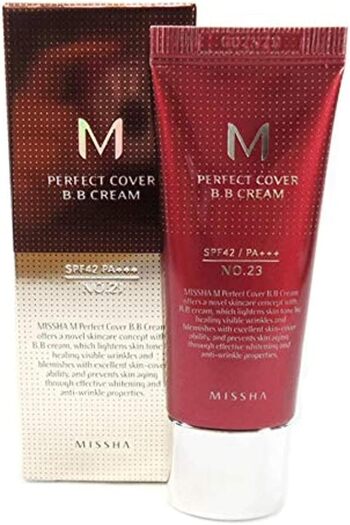 Missha , Perfect Cover BB Cream, No. 23 Natural Beige, 50 ml