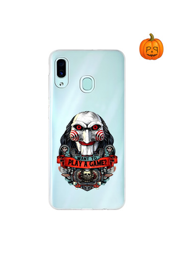 PPKin Dali Design Samsung Galaxy A30 Compatible Transparent Case Horror 7 Design