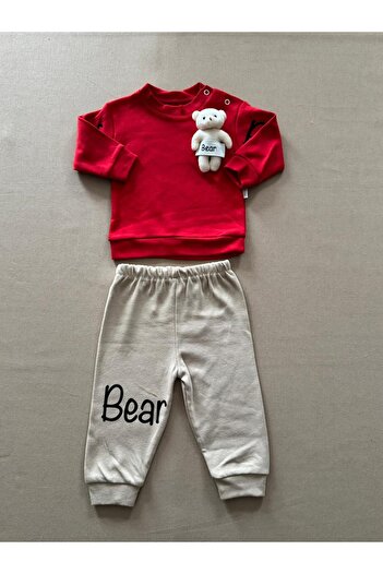 EM&FA TEKSTİL Teddy Bear Detailed Double Children's Set