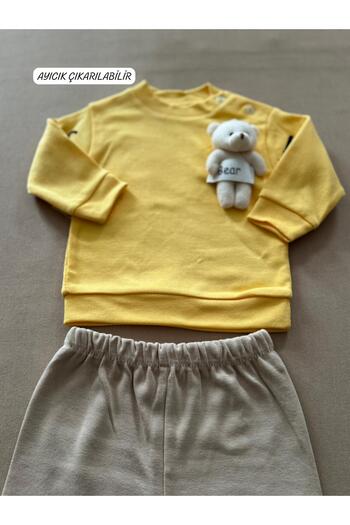 EM&FA TEKSTİL Teddy Bear Detailed Double Children's Set