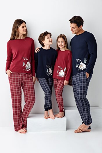 Pimody Family Concept Mother Daughter Plaid Pajama Set (Arnetta 3445) Mother Daughter Sold Separately