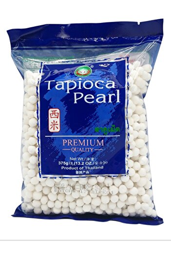 Top Ingrediente X.O - Tapioca Pearl L – Premium Quality – Tapioca Pearls - Large Whites – 375 Grams