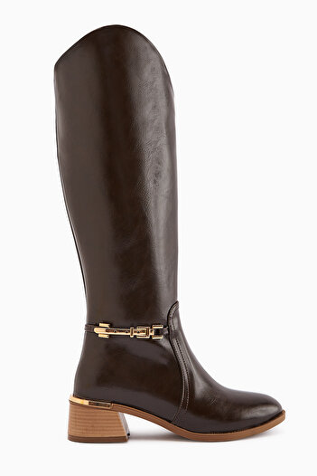 Limoya Kamilla Brown Buckle Women's Boots
