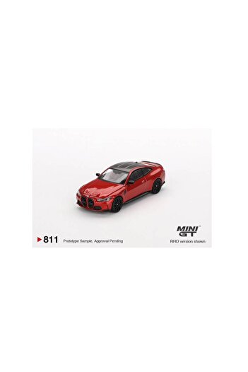 mini gt 811 Bmw M4 Competition (G82) Sakhir Orange 1/64 Model Car