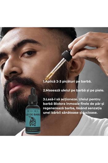 Biolora Biolora beard oil, 30 ml, regenerating effect, with natural oils and essential oils