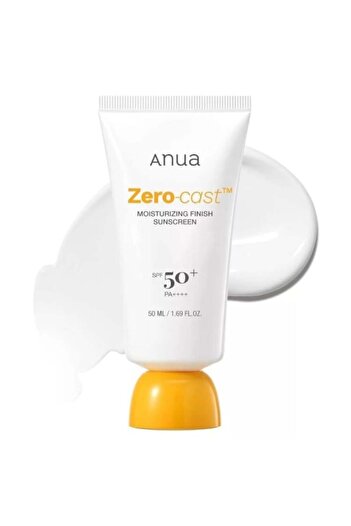 ANU Zero Cast Moisturizing Sunscreen Cream SPF50+ - 50 ml