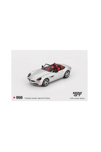 mini gt 998 Bmw Z8 Silver 1/64 Model Car