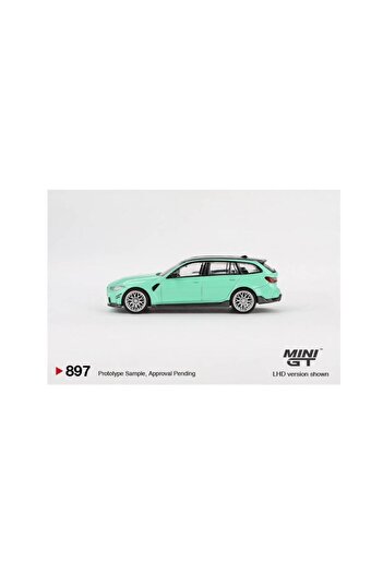 mini gt Bmw M3 m Touring Mint Green 1/64 Model Car