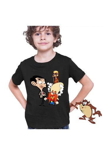 OEM Kids Boys T-Shirt Yosemite Sam Mr Bean Tung Sahur Brainrot Italian