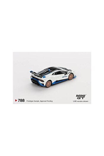 mini gt 788 Lamborghini Huracán STO Bianco Asopo 1/64 Model Car