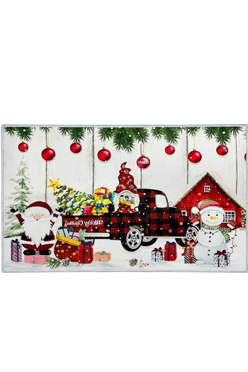Alclud Alclud Christmas doormat, 43 x 75 cm, polyester, multicolor