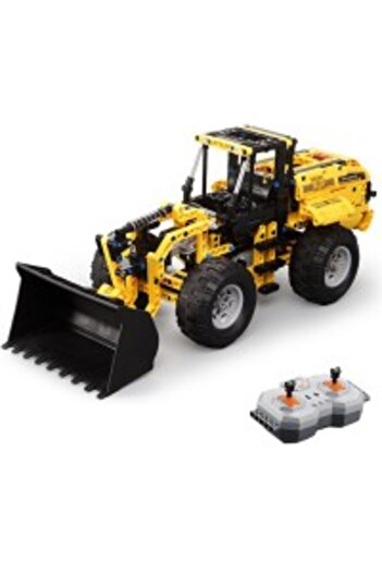cada Excavator with remote control from construction blocks - 491 pcs